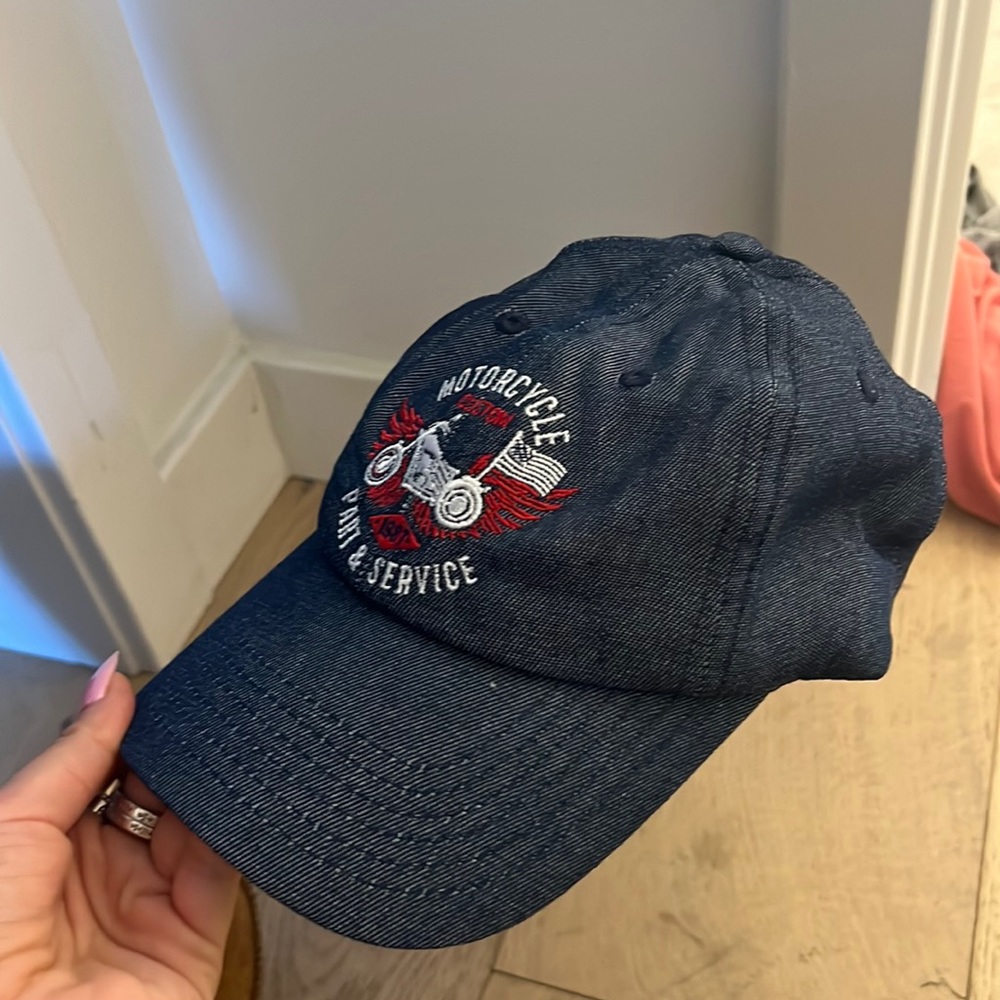 Blue hat never worn